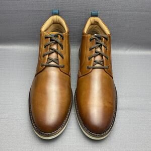 Nunn Bush Leather Ridgetop Plain Toe Chukka Boots Men 10XW